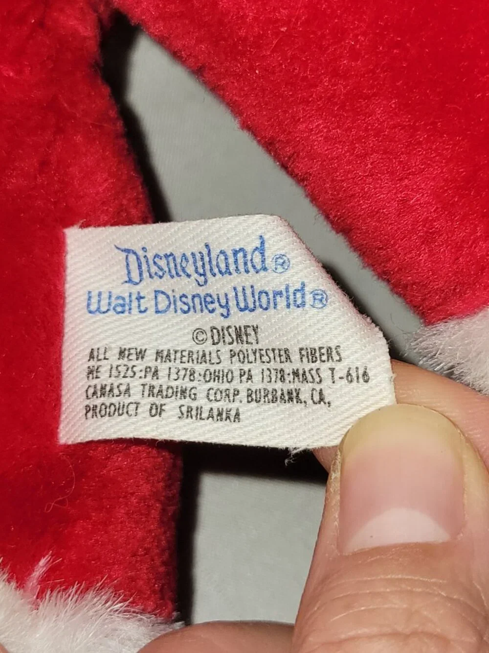 Vintage Mattel ArcoToys Mickey Mouse & Disneyland Santa Claus Mickey Mouse